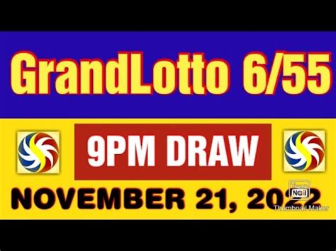 lotto result nov 8 2021|Grand Lotto 6/55 November 8, 2021 (Monday) Result .